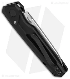 Kershaw Launch 11 Exclusive Automatic Knife Black Aluminum (2.75" SW) 755020CV -Knife Shop Kershaw Launch 11 Automatic Knife Black Aluminum 2in SW BHQ 143550 td side
