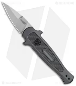 Kershaw Launch 12 CA Legal Stiletto Automatic Knife Black (1.9" Stonewash)