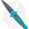 Kershaw Launch 12 Mini Stiletto Automatic Knife Teal (2.5" Black)