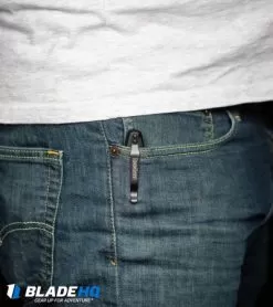 Kershaw Launch 4 CA Legal Automatic Knife (1.9" Damascus) BHQ Exclusive -Knife Shop Kershaw Launch 4 CA Legal Automatic Knife Black 7500BLK BHQ 34416 kp pocket web 7