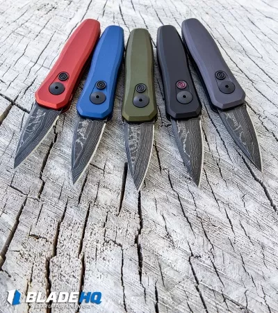 Kershaw Launch 4 CA Legal Automatic Knife Blue (1.9" Damascus) BHQ Exclusive 9 Kershaw Launch 4 CA Legal Automatic Knife Blue (1.9" Damascus) BHQ Exclusive - Image 9