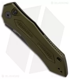 Kershaw Launch 6 Automatic Knife OD Green (3.75" Black) 7800OLBLK 6 Kershaw Launch 6 Automatic Knife OD Green (3.75" Black) 7800OLBLK -Knife Shop Kershaw Launch 6 Olive Black BHQ 89519 er spine