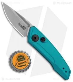 Kershaw Launch 9 Automatic Knife Teal (1.8" Working) 7250TEALSW -Knife Shop Kershaw Launch 9 Auto Blue Working KER7250TEALSW BHQ 115103 jr bottlecap