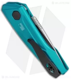 Kershaw Launch 9 Automatic Knife Teal (1.8" Working) 7250TEALSW -Knife Shop Kershaw Launch 9 Auto Blue Working KER7250TEALSW BHQ 115103 jr side