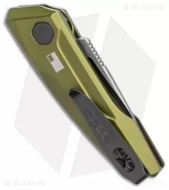 Kershaw Launch 9 Automatic Knife OD Green Aluminum (1.8" Black SW) 7250OLBW 6 Kershaw Launch 9 Automatic Knife OD Green Aluminum (1.8" Black SW) 7250OLBW -Knife Shop Kershaw Launch 9 Auto OD Green Blackwash BHQ 147570 jr side