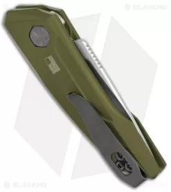 Kershaw Launch 9 Automatic Knife OD Green (1.8" Working Finish) 7250OLSW -Knife Shop Kershaw Launch 9 Auto OD Green Working KER7250OLSW BHQ 113298 jr side