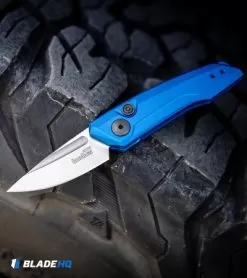 Kershaw Launch 9 Automatic Knife Blue (1.8" Working) 7250BLUSW -Knife Shop Kershaw Launch 9 Automatic Knife Blue Working 7250BLUSW BHQ 113299 kp tire web