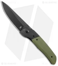 Kizer Arsenyan In-Yan Liner Lock Knife Green G-10 (3.9" Black) V4573
