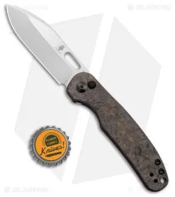 Kizer Azo Hic-cup Button Lock Knife Fat Carbon (3.1" Stonewash) V3606A1 7 Kizer Azo Hic-cup Button Lock Knife Fat Carbon (3.1" Stonewash) V3606A1 -Knife Shop Kizer Azo Hic Cup Button Lock Fat Carbon Black Brown SW BHQ 176927 jr bottlecap