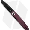 Kizer Azo Squidward Liner Lock Knife Red Richlite (2.75" Black) V3604C3