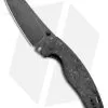 Kizer Azo Towser K Liner Lock Knife Black FatCarbon (3.5" Black ELMAX)