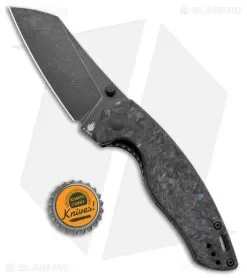 Kizer Azo Towser K Liner Lock Knife Black FatCarbon (3.5" Black ELMAX) 9 Kizer Azo Towser K Liner Lock Knife Black FatCarbon (3.5" Black ELMAX) -Knife Shop Kizer Azo Towser K LL Black Fat Carbon Blue Black SW BHQ 175941 jr bottlecap