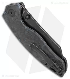 Kizer Azo Towser K Liner Lock Knife Black FatCarbon (3.5" Black ELMAX) 7 Kizer Azo Towser K Liner Lock Knife Black FatCarbon (3.5" Black ELMAX) -Knife Shop Kizer Azo Towser K LL Black Fat Carbon Blue Black SW BHQ 175941 jr0 side