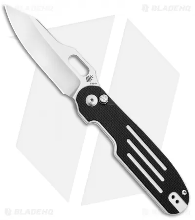 Kizer Cormorant Plunge Lock Knife Black/White Lines G-10 (3.25" Satin) Ki4562A2 1 Kizer Cormorant Plunge Lock Knife Black/White Lines G-10 (3.25" Satin) Ki4562A2