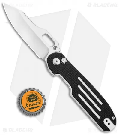 Kizer Cormorant Plunge Lock Knife Black/White Lines G-10 (3.25" Satin) Ki4562A2 5 Kizer Cormorant Plunge Lock Knife Black/White Lines G-10 (3.25" Satin) Ki4562A2 - Image 5