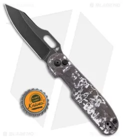 Kizer Cormorant Plunge Lock Knife Fat Carbon (3.15" Black S90V) Ki4562A7 9 Kizer Cormorant Plunge Lock Knife Fat Carbon (3.15" Black S90V) Ki4562A7 -Knife Shop Kizer Cormorant Plunge Lock Fat Carbon Black White Black BHQ 176931 jr spine