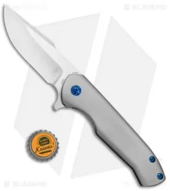 Kizer Degnan Kane Flipper Frame Lock Knife Titanium (3.75" Satin) Ki5467 -Knife Shop Kizer Degnan Kane Flipper FL Ti Satin KI5467 BHQ 32462 jr bottlecap