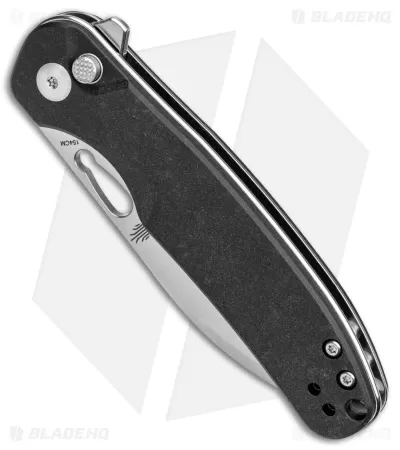 Kizer Hic-cup Button Lock Knife Black Micarta (3.15" Satin) V3606C2 2 Kizer Hic-cup Button Lock Knife Black Micarta (3.15" Satin) V3606C2 - Image 2
