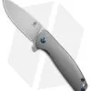 Kizer Laconico Gemini Frame Lock Knife W/ Blue Clip (3.125" Stonewash) Ki3471