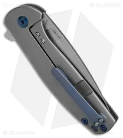 Kizer Laconico Gemini Frame Lock Knife W/ Blue Clip (3.125" Stonewash) Ki3471 6 Kizer Laconico Gemini Frame Lock Knife W/ Blue Clip (3.125" Stonewash) Ki3471 -Knife Shop Kizer Laconico Gemini FLK w Blue Clip 3in SW BHQ 32460 td side