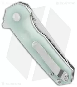 Kizer Lieb Liner Lock Flipper Knife Natural G-10 (2.32" Satin) V2541N2 -Knife Shop Kizer Lieb Liner Lock Flipper Knife Natural G 10 2.32in Satin V2541N2 BHQ 107553 LS Side