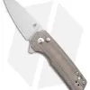 Kizer Lieb M Liner Lock Flipper Knife Tan Micarta (3" Satin 154CM)
