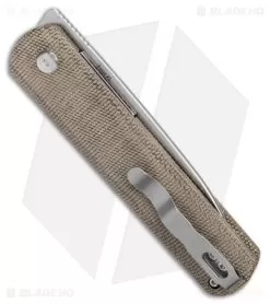 Kizer Lundquist Feist XL Front Flipper Knife Green Micarta (3.4" Stonewash) 7 Kizer Lundquist Feist XL Front Flipper Knife Green Micarta (3.4" Stonewash) -Knife Shop Kizer Lundquist Feist FF Green Micarta SW BHQ 176936 jr side