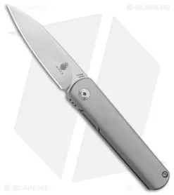 Kizer Feist Front Flipper Knife Gray Titanium (2.8" Stonewash) Ki3499