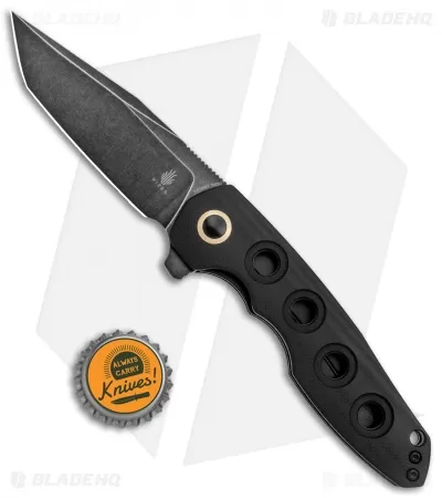 Kizer Nalu Boersma Z-82 Tanto Frame Lock Knife Black G-10 (3.5" Black SW) 4 Kizer Nalu Boersma Z-82 Tanto Frame Lock Knife Black G-10 (3.5" Black SW) - Image 4