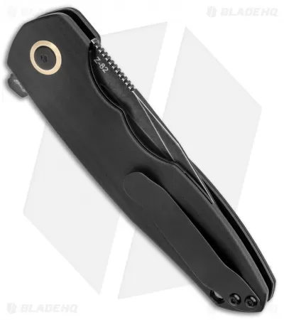 Kizer Nalu Boersma Z-82 Tanto Frame Lock Knife Black G-10 (3.5" Black SW) 3 Kizer Nalu Boersma Z-82 Tanto Frame Lock Knife Black G-10 (3.5" Black SW) - Image 3