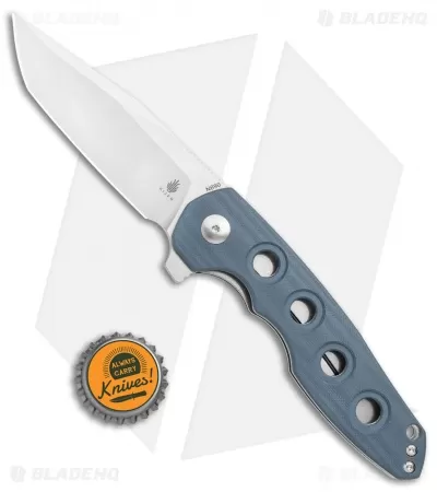 Kizer Nalu Boersma Z-82 Tanto Frame Lock Knife Gray G-10 (3.5" Satin) V4568 4 Kizer Nalu Boersma Z-82 Tanto Frame Lock Knife Gray G-10 (3.5" Satin) V4568 - Image 4