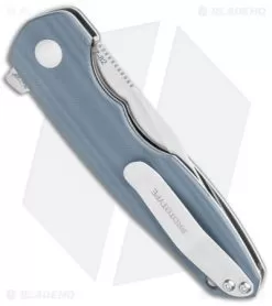 Kizer Nalu Boersma Z-82 Tanto Frame Lock Knife Gray G-10 (3.5" Satin) V4568 6 Kizer Nalu Boersma Z-82 Tanto Frame Lock Knife Gray G-10 (3.5" Satin) V4568 -Knife Shop Kizer Nalu Boersma Z 82 FL Gray G 10 Satin BHQ 121121 jr side