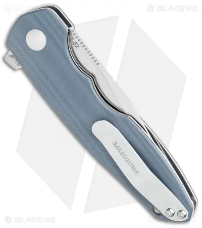 Kizer Nalu Boersma Z-82 Tanto Frame Lock Knife Gray G-10 (3.5" Satin) V4568 3 Kizer Nalu Boersma Z-82 Tanto Frame Lock Knife Gray G-10 (3.5" Satin) V4568 - Image 3