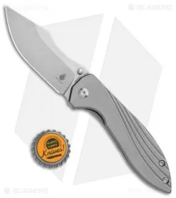 Kizer Pelican Mini Frame Lock Knife Titanium (3.37" Stonewash) Ki4548 -Knife Shop Kizer Pelican Mini FL Ti SW Ki4548A1 BHQ 106907 jr bottlecap