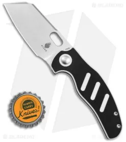 Kizer Mini Sheepdog C01C Folding Knife Black/White G-10 (2.6" Satin) KI3488C7 -Knife Shop Kizer Sheepdog C01C Mini LL Black White 2in Satin BHQ 145868 td size
