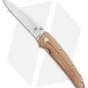 Kizer Sliver Sunburst Liner Lock Knife Natural Micarta (3.5" Stonewash) Ki4419A5