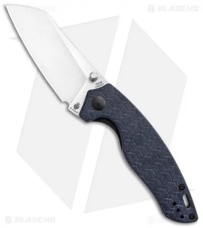 Kizer Azo Towser K Liner Lock Knife Blue Richlite (3.5" Satin) 1 Kizer Azo Towser K Liner Lock Knife Blue Richlite (3.5" Satin)