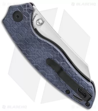 Kizer Azo Towser K Liner Lock Knife Blue Richlite (3.5" Satin) 3 Kizer Azo Towser K Liner Lock Knife Blue Richlite (3.5" Satin) - Image 3