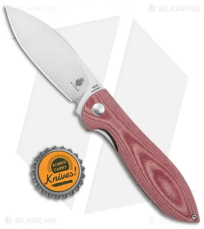 Kizer Vanguard Azo Infinity Liner Lock Knife Red Micarta (3" Satin) 4 Kizer Vanguard Azo Infinity Liner Lock Knife Red Micarta (3" Satin) - Image 4