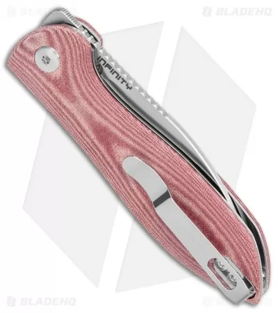 Kizer Vanguard Azo Infinity Liner Lock Knife Red Micarta (3" Satin) 3 Kizer Vanguard Azo Infinity Liner Lock Knife Red Micarta (3" Satin) - Image 3