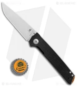 Kizer Vanguard Series Domin Liner Lock Knife Black G-10 (3.5" Stonewash) V4516A1 -Knife Shop Kizer Vanguard Series Domin Black G10 SW BHQ 84642 er bottlecap