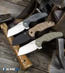 Kizer Vanguard Sheepdog Liner Lock Knife Green Micarta (3.2" Stonewash) -Knife Shop Kizer Vanguard Sheepdog C01C Liner Lock Natural Micarta Black V4488E5 BHQ 115939 kp tools web