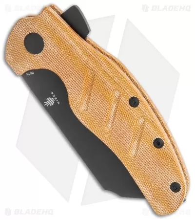 Kizer Vanguard Sheepdog XL C01C Liner Lock Knife Natural Micarta (4" Black) 2 Kizer Vanguard Sheepdog XL C01C Liner Lock Knife Natural Micarta (4" Black) - Image 2