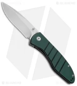 Kizer Vanguard Velox 2 Liner Lock Flipper Knife Green G-10 (3.4" Satin) V4478A2