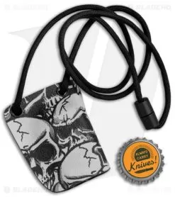 Linos Kydex Skull Sheath For Boker Kalashnikov Knife W/ Black Neck Cord KALS -Knife Shop Linos Kydex Sheath Skull for Boker Kalashnikov Black Neck Cord KALS BHQ 80739 jr bottlecap