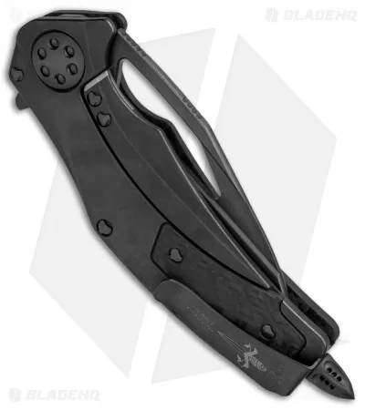 Microtech Marfione Custom Mini Matrix R Knife Carbon Fiber (3" DLC Apocalyptic) 3 Microtech Marfione Custom Mini Matrix R Knife Carbon Fiber (3" DLC Apocalyptic) - Image 3