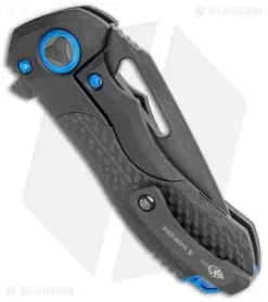 Marfione Custom Protocol DLC TTAP-DLC AP Ti Bolster CF (3" DLC) 394-MCK -Knife Shop Marfione Custom Protocol DLC TTAP DLC AP Ti Bolster CF DLC BHQ 110996 jr side