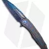 Marfione Custom Knives Sigil Flipper Knife Mokuti (3.5" Rietveld Damascus)