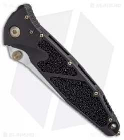 Marfione Custom Socom Elite S/E Knife Black Stingray Inlay + Bronze HW (Mirror) -Knife Shop Marfione Custom Socom Elite SE Stingray Inlay bronzed hw mirror BHQ 75775 er spine