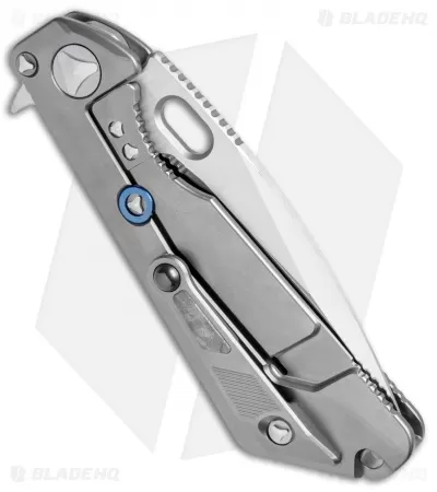 Marfione / Strider Custom MSG-3.5 Flipper Knife Meteorite Inlay (3.5" Mirror) 3 Marfione / Strider Custom MSG-3.5 Flipper Knife Meteorite Inlay (3.5" Mirror) - Image 3